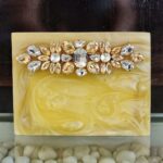 Resin handwork Clutch