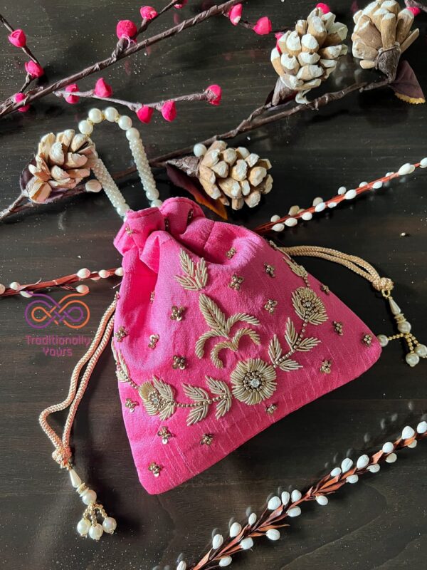 handcrafted potli bag