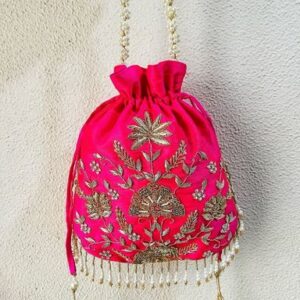 Pearl hangings potli