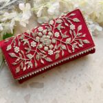 Zardozi wedding clutch bag