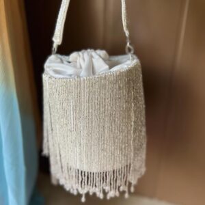 Tassels bucket bag