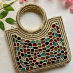 Stone Embellished Clutch bag