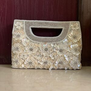 shell clutch bag