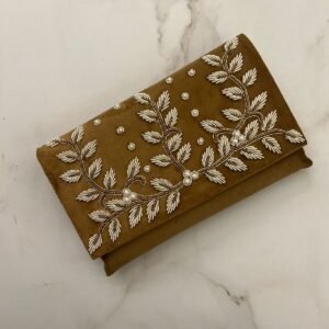 Handwork zari clutch bag