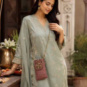 Zardozi mobile sling for wedding
