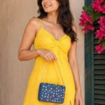 Luxury Denim Clutch Purse
