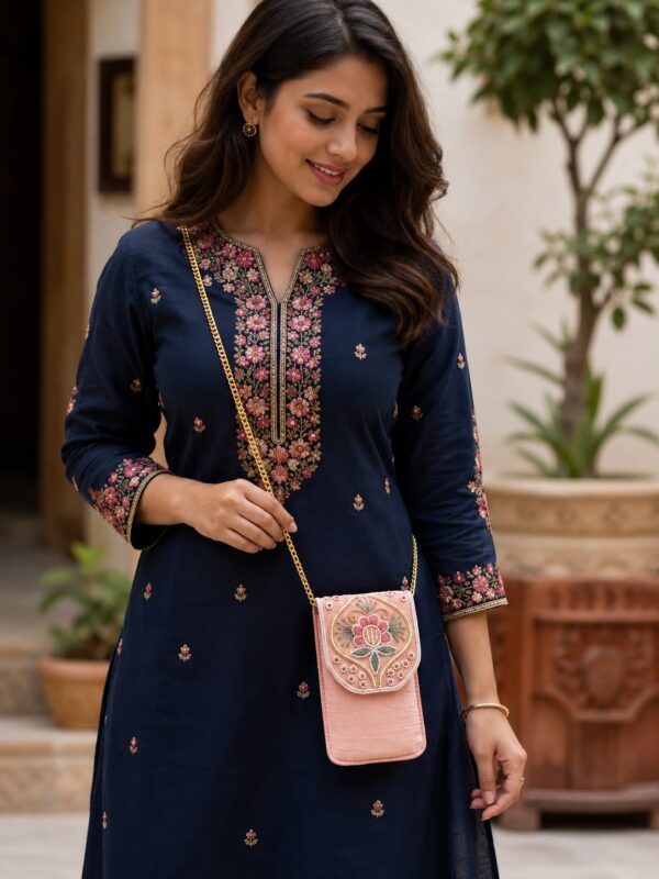 Pearl Handwork Mobile Sling
