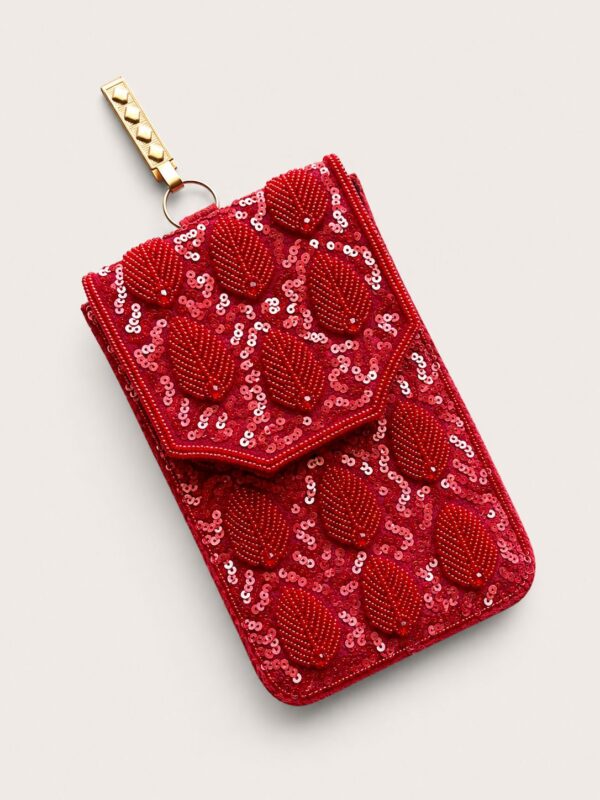 Sequins Embellished Mobile Sling