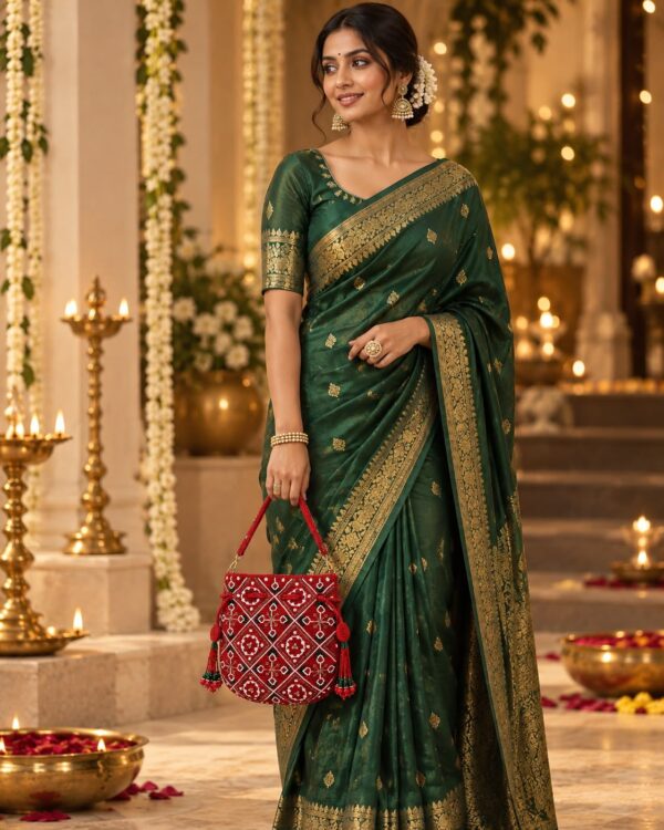Patola handwork potli bag